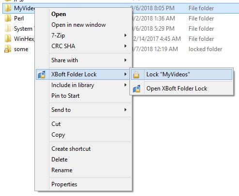 XBoft Folder Lock